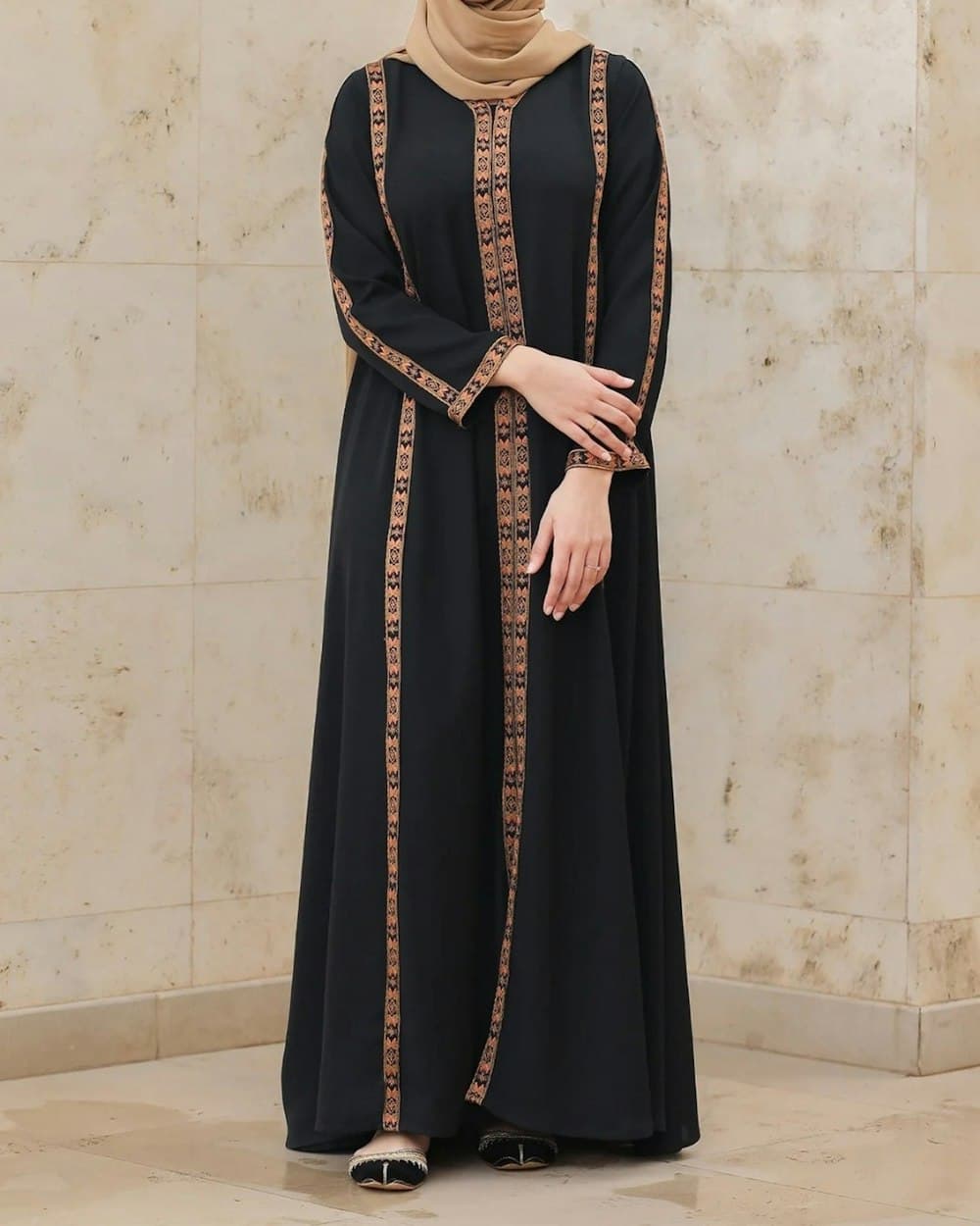 Haya Embroidered Abaya — view 3