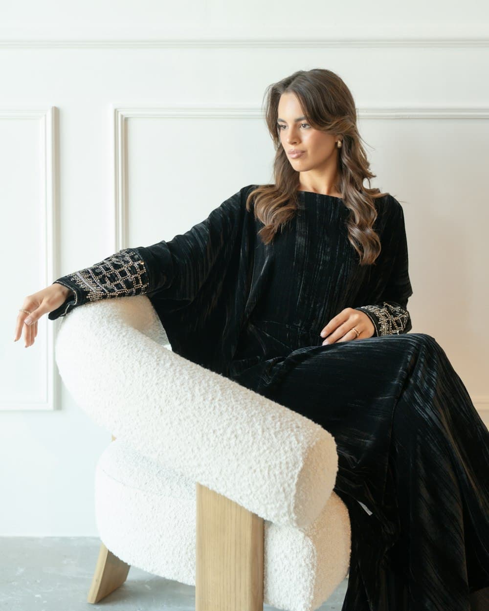 Rima Satin Abaya — view 3