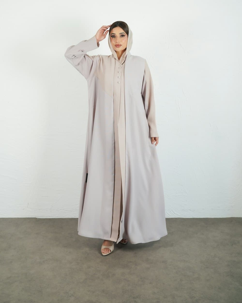 Amani Silk Abaya — view 3