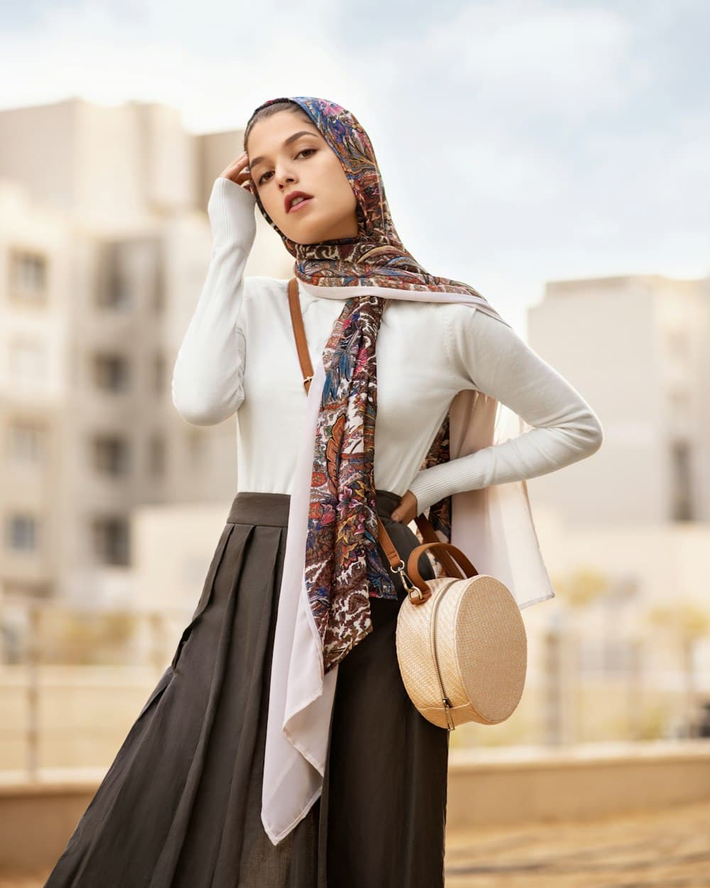 Sakina Wrap Abaya — view 3