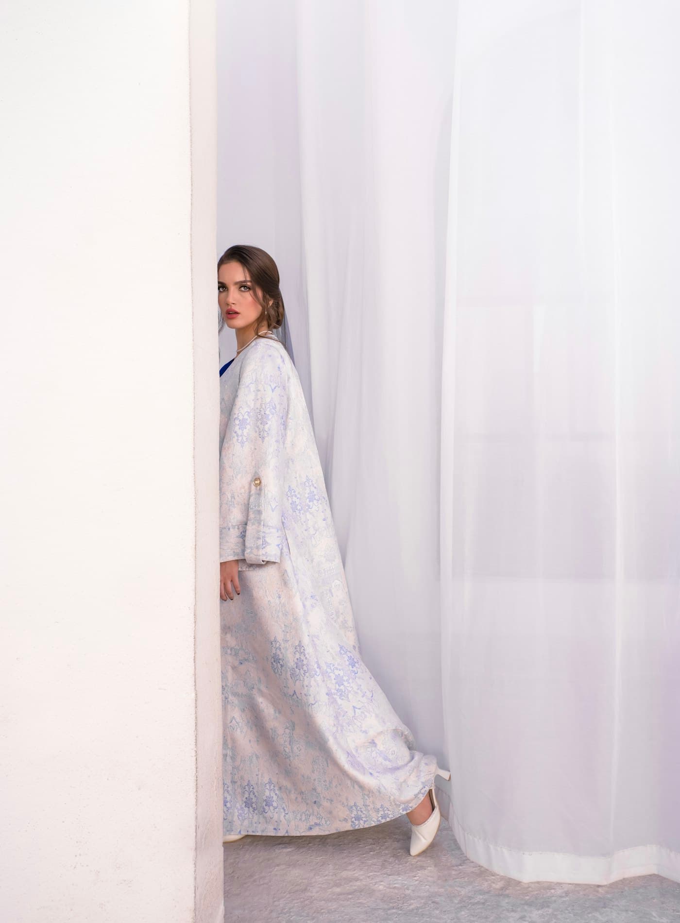 Minimalist Abayas campaign photograph